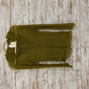 Green see through jacket